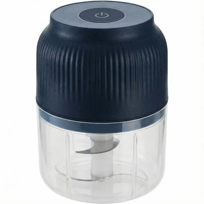 Electric Food Shredder, Mini Meat Grinder, Garlic Puree Maker, USB Charging, Portable Kitchen Gadget for Minced Meat, Vegetable, Onion, Ginger, Chili, Rechargeable Lithium Battery Raccoon Cheese Grater Lychee Peelers