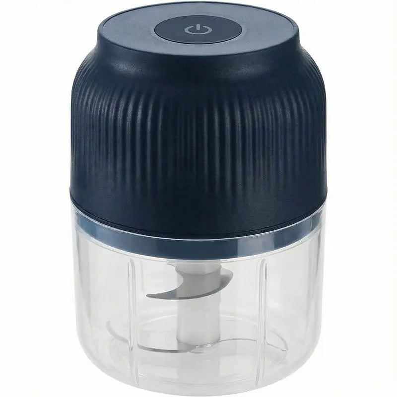 Electric Food Shredder, Mini Meat Grinder, Garlic Puree Maker, USB Charging, Portable Kitchen Gadget for Minced Meat, Vegetable, Onion, Ginger, Chili, Rechargeable Lithium Battery Raccoon Cheese Grater Lychee Peelers