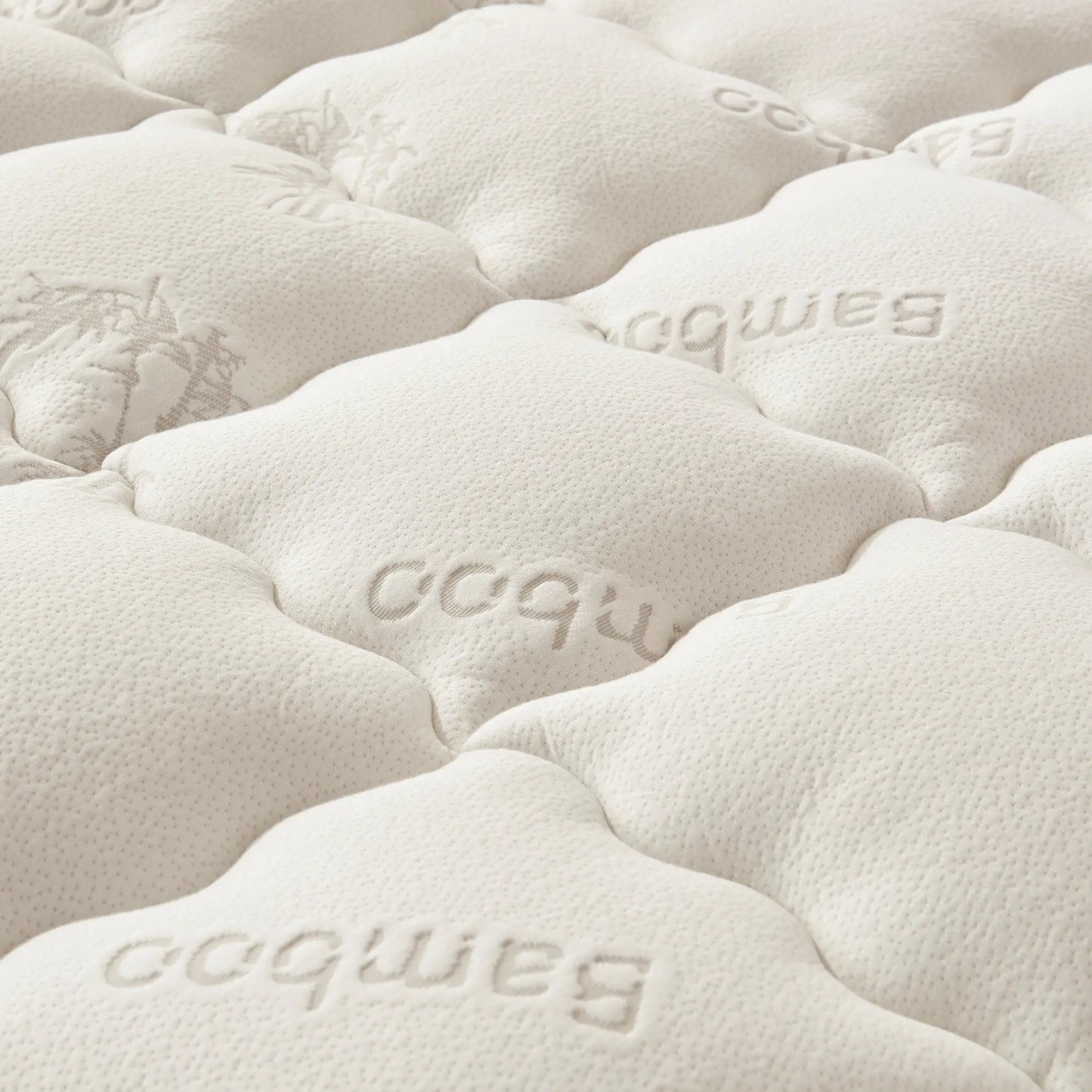 Summerwins【Bedlore】Bamboo Cooling Mattress Topper with Fitted Sheet, Thick Luxury Comfort Layer, Breathable & Soft on Skin, Deep Pocket Design, Machine Washable, Ideal for Bedroom & Home Use